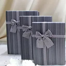 Набор подарочных коробок UFO Dark Grey, прямоугольная, A131021, 3 шт. (A131021 Набор 3 шт DARK GREY пря)