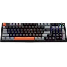 Клавіатура ігрова механічна XTRIKE ME GK-987 UA 96кл.+регулятор, RGB, USB, чорно-сіра (GK-987GGRUA) - мініатюра 2