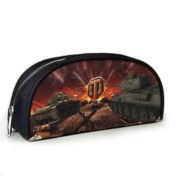 Пенал шкільний з принтом World of Tanks 23х10х8 см з принтом для хлопчика (3850)