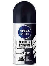 Дезодорант-антиперспірант Nivea Men Чорне і біле Невидимий Original кульковий 50 мл