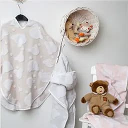 Пончо дитяче Irya - Bear gri Pancosu сірий - мініатюра 2