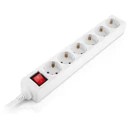 Мережевий фільтр живлення REAL-EL RS-6 Protect M 5m, white (EL122300035) - мініатюра 3