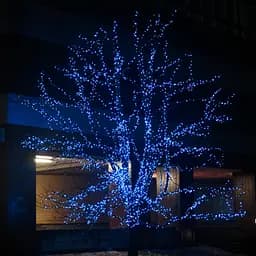 Гірлянда Нитка вулична 1000 LED 100 м на сонячній батареї чорна, синій GarlandoPro SB1000L100MBBL - мініатюра 13