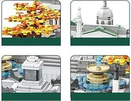 Конструктор Архітектура Wange  3D Трафальгарська площа  Лондон Trafalgar Square  для дітей та дорослих 3Д  1245 деталей - мініатюра 4