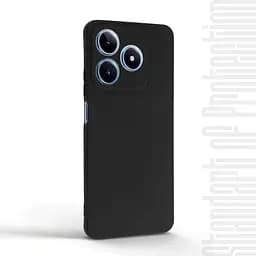 Чехол-накладка для смартфона Realme C63 4G, противоударный, силиконовый, термополиуретановый (ТПУ), с защитой камеры и корпуса, черный, защита всего корпуса, ArmorStandart (ARM78458) - мініатюра 2