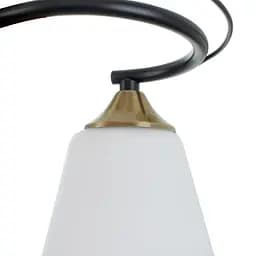 Люстра стельова Brille в спальню E27 60W AB+BK (LK-702S/2) - мініатюра 5