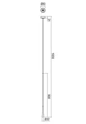 Підвісний світильник Redo ITO SU LED 800 7W 3000K BRASS (5.1.2) 01-2355 - мініатюра 2