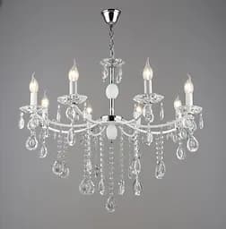 Люстра классическая A4461/8 белый+хром