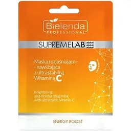 Освітлююча та зволожуюча маска Bielenda Supremelab Energy Boost  1 патч