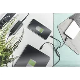 Дата кабель USB 2.0 AM to Lightning + Micro 5P + Type-C 1.0m charge only Digitus (AK-300160-010-S) - мініатюра 2