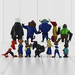 Іграшки-фігурки Зоотрополіс Zootopia, 12 шт - мініатюра 3