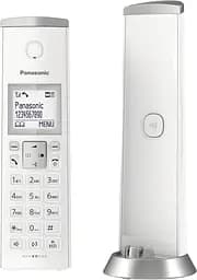 Дизайнерський бездротовий телефон Panasonic KX-TGK222 з автовідповідачем, блокуванням викликів та режимом Не турбувати білий - мініатюра 2
