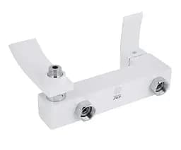 Змішувач для ванни Qtap Swan Cascada, Chrome/White (k35) з душовим гарнітуром QTSWA260CRW45569 - мініатюра 5