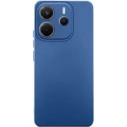 Чохол TPU Getman Liquid Silk Full Camera для Xiaomi Redmi Note 14 4G (Int. version) Синій / Navy blue