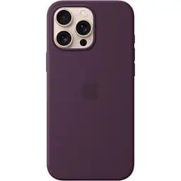 Чохол Silicone Case with MagSafe для Apple iPhone 16 Pro Max Plum AAA [116575]