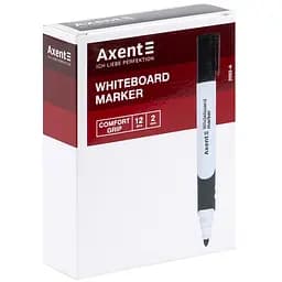 Набір маркерів Axent Whiteboard Comfort Grip 2552-A круглий 2 мм 12 шт. синій (2552-02-A) - мініатюра 2