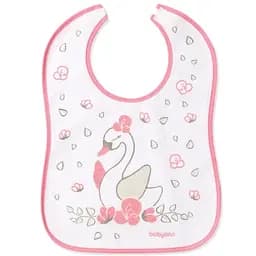 Нагрудник махровий BabyOno Can Almost Eat Myself Либідь рожевий (833)