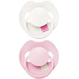 Пустушка силіконова динамічна LOVI Prime Tutti Frutti 0-6 міс Rose/Rose Cream 2 шт. (34/454)