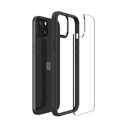 Чехол Spigen Ultra Hybrid для iPhone 15 Plus Matte Black (ACS06657) + защитное стекло - мініатюра 6
