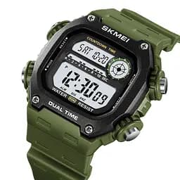 Наручний годинник чоловічий 2126AG Army Green Skmei acs0030252 - мініатюра 3