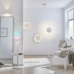 Світильник світлодіодний настінно-стельовий накладний Brille WBL-28C/30W*2 WH - мініатюра 12