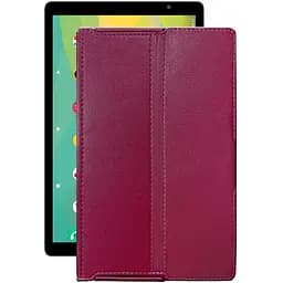 Чохол StatusCASE з екошкіри для планшету Prestigio Grace 4991 4G Бордовий
