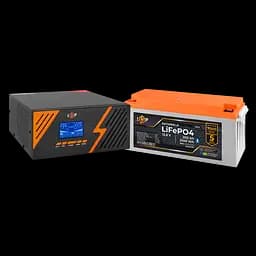 Комплект резервного питания LogicPower B1500 Black + литиевая (LiFePO4) батарея 2560Wh