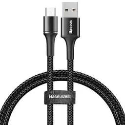 Кабель Baseus Halo Cable USB to Micr USB 3A 1m CAMGH-B01 Black