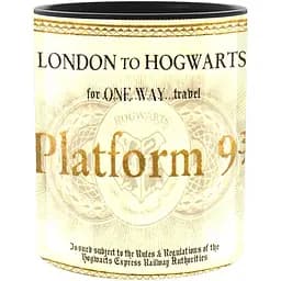 Кружка GeekLand Harry Potter Гарри Поттер Билет на Хогвартс Экспресс HP.02.032 черная