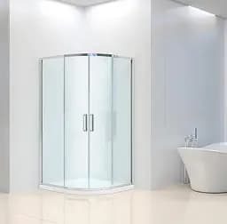 Душова кабіна Dusel A-511 100x100x190 шиншила, Хром, Універсальна, матовий, хром, 100x100 - мініатюра 5