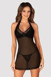 Комплект Obsessive Medilla chemise (Чорний, XS/S) Obsessive 100439 96932