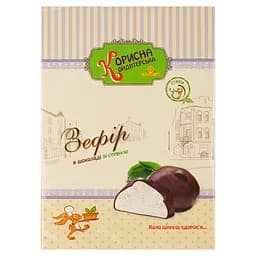 Зефір Корисна Кондитерська в шоколаді зі стевією, 180 г
