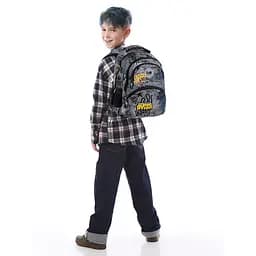 Рюкзак GoPack Education 175M-5 Free Style Сіро-чорний (GO26-175M-5) - мініатюра 16