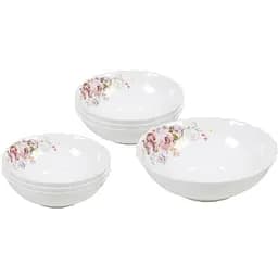 Набор салатников Vittora Wave Розовый букет 7 шт. (118458)