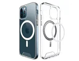 Прозорий силіконовий накладний Чохол iPhone 16 PRO чохол Space Case with MagSafe