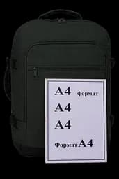 Великий дорожній рюкзак - сумка для поїздок 40L темно-сірий LS sum0028859 - мініатюра 4