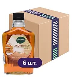 Упаковка сиропа Naturata Кленовый класс A органический 1.5 л (250 мл x 6 шт.)