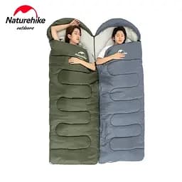 Спальник Naturehike Y150L (NH21MSD08) +11°C - лівий - сіро-блакитний - мініатюра 6