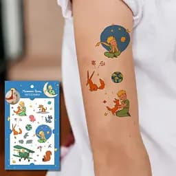 Тату тимчасове в наборі Світ Маленького Принца Tattooshka LM-08 Різнокольоровий shop (4829000017803) - мініатюра 3