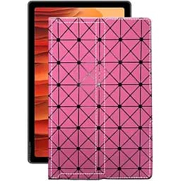 Чохол StatusCASE з екошкіри для планшету Samsung Galaxy Tab A7 10.4 2020 (T500) Рожевий ромб