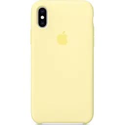 Чохол-накладка Toto Silicone Case Apple iPhone X/XS Yellow