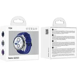 Смарт-годинник HOCO Y24 AMOLED Smart sports watch (call version) Silver - мініатюра 2