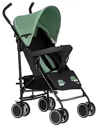 Коляска для ребенка прогулочная FreeON Simple, black - dark green [CD]