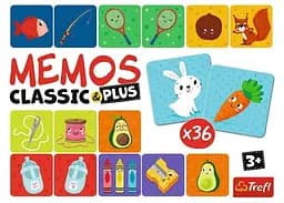 Настільна гра Trefl Мемо Класичні. Логіка (Memos Classic+ Logika) (02272) - мініатюра 2