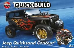 Конструктор Airfix джип Quickbuild Jeep Quicksand Concept черный J6038