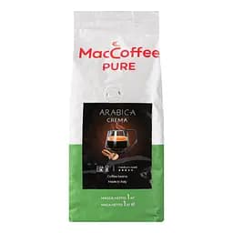 Кава зернова MacCoffee Arabica Crema Pure, натуральна, смажена, 1 кг (882592) - мініатюра 2