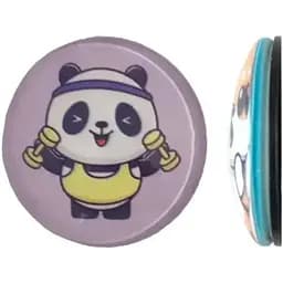 Тримач Поп Сокет New Glass (Скло) Baby Panda №18