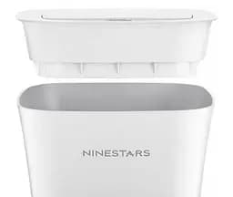 Розумний кошик для сміття Xiaomi Ninestars Waterproof Sensor Trash Can White (DZT-10-11S) [65669] - мініатюра 4