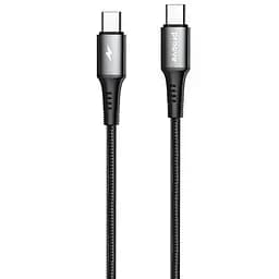 Кабель Proove WireX Type-C to Type-C 60W (1m) black