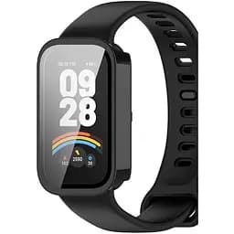 Чохол-накладка DK CDK для Xiaomi Mi Smart Band 9 Active Пластик Gloss Glass Full Cover (018832) (black) - мініатюра 4